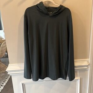 Porter and Ash Mens The Hoodie Knit Sweater Pullover XL Green